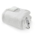 thumbnail image 1 of Heated Throw Blanket 72"x84" ,Soft Flannel & Waffle Texture Electric Blanket, 4 Heat Settings, 4 Hour Auto Shut Off, Overheat Protection, Machine Washable, for Bed, Sofa, Couch, Office, 1 of 8