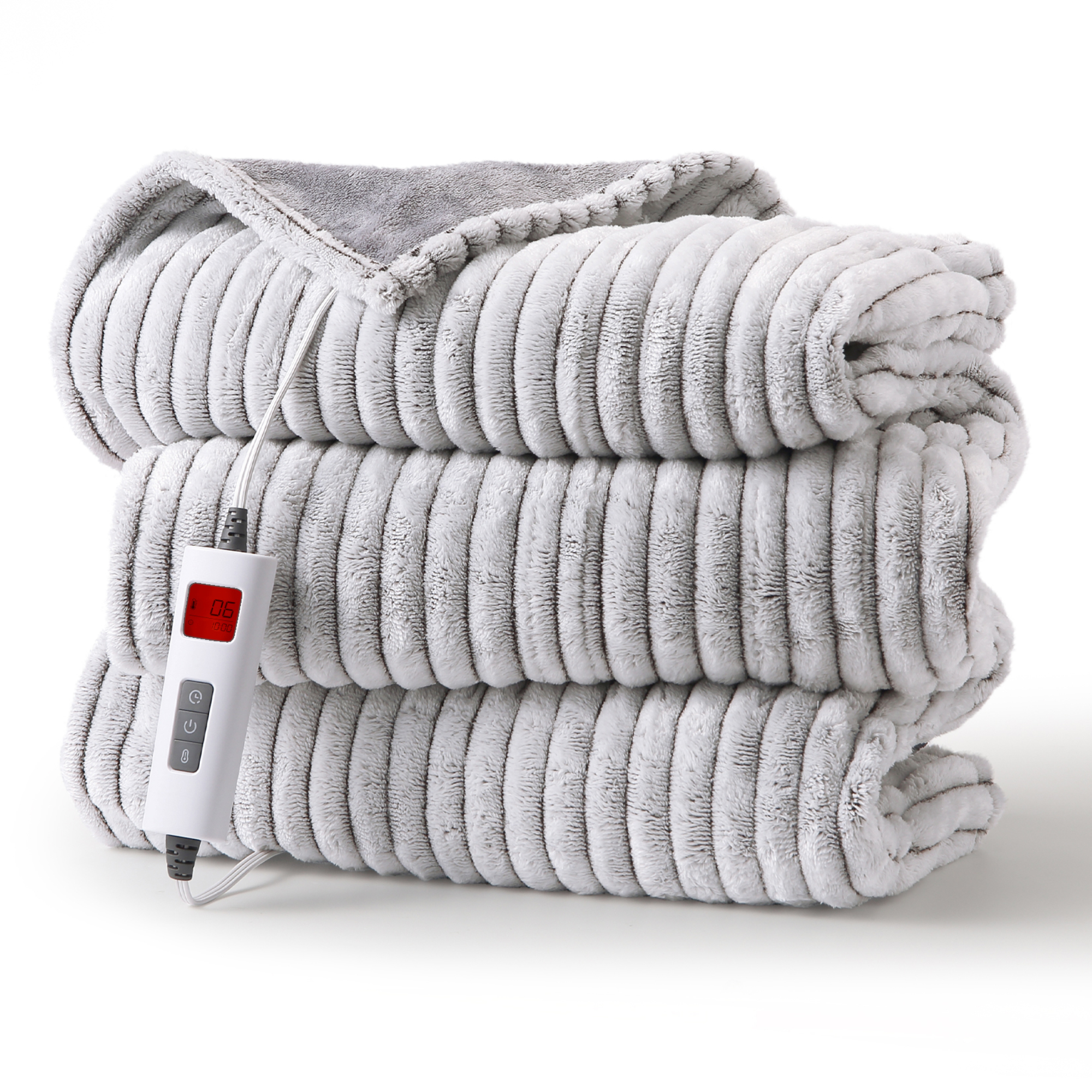 Beurer Heated Electric Blanket, 50 in x 6 in Fleece Throw, Automatic