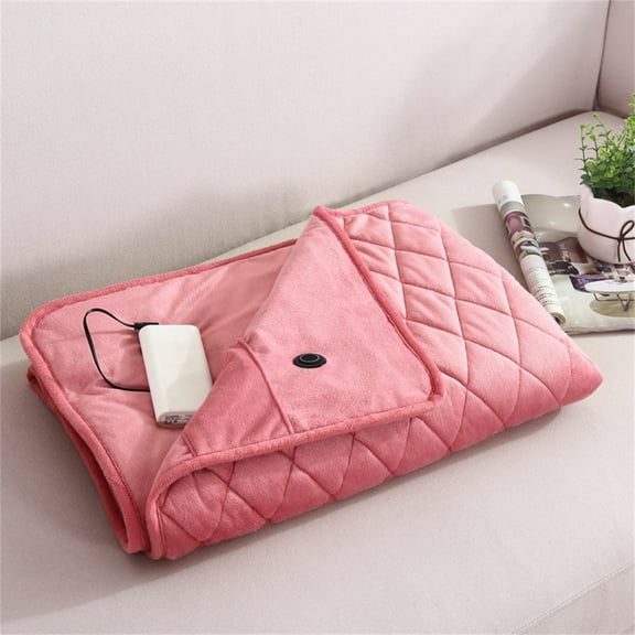 Heated Throw Blanket,Heated Blanket,Heated Blanket Electric Throw,Soft Fleece Electric Blanket,3 Heat Settings Flannel Electric Blanket with Hand Controller,Machine Washable(Hot Pink 50*30IN)