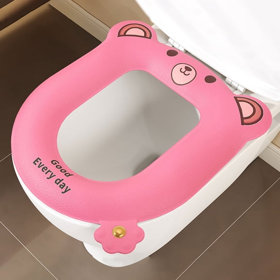 Heated Toilet Seat All-Season Toilet Seat Cover Waterproof Insulated Thickened Pad Aromatherapy EVA Adhesive Toilet Seat Ring