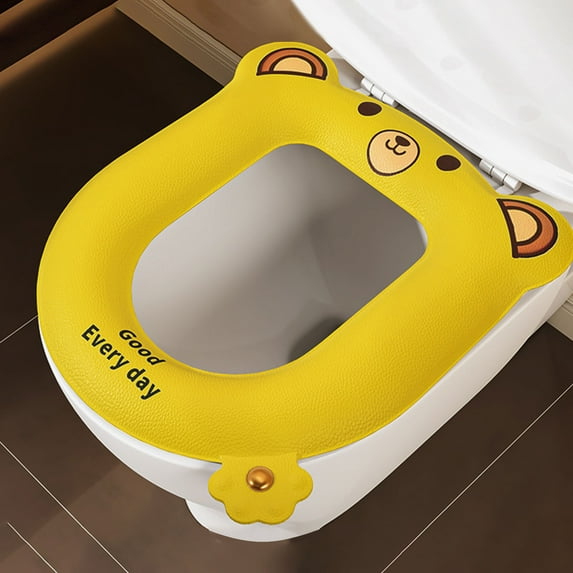 Heated Toilet Seat All-Season Toilet Seat Cover Waterproof Insulated Thickened Pad Aromatherapy EVA Adhesive Toilet Seat Ring