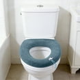 thumbnail image 1 of Heated Toilet Seat Soft Toilet Seat Cover - Thick Fleece Toilet Seat Warmer Cover - Reusable Machines Washable Easys To Install, 1 of 6