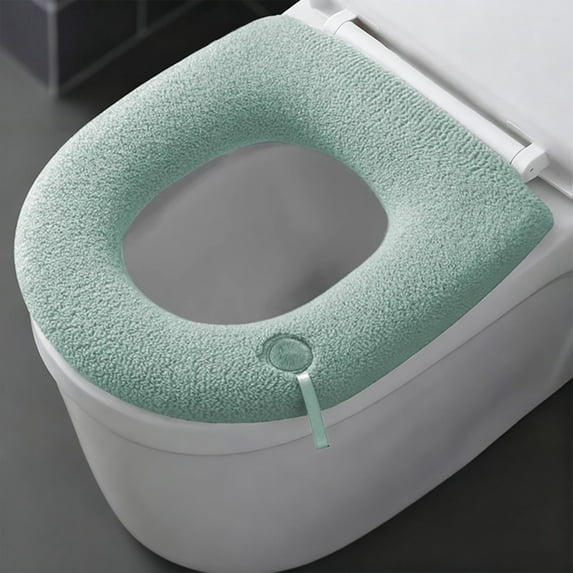 Heated Toilet Seat Thickened Insulated Toilet Seat Cover Toilet Seat Cover For Home Use Fully Enclosing Toilet Pad