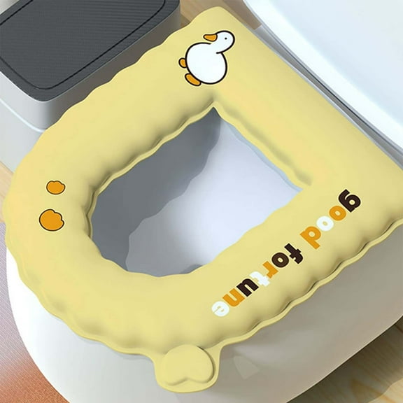 Heated Toilet Seat, Warm Washable Handle, EVA Material, Heated Wash, Modern Design, Household Use, Bathroom Comfort, Easy Cleanup Sopatenor