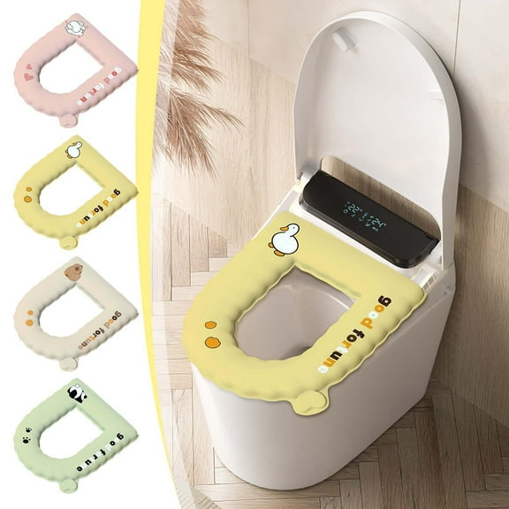 Heated Toilet Seat, Warm Washable Handle, EVA Material, Heated Wash, Modern Design, Household Use, Bathroom Comfort, Easy Cleanup Sopatenor