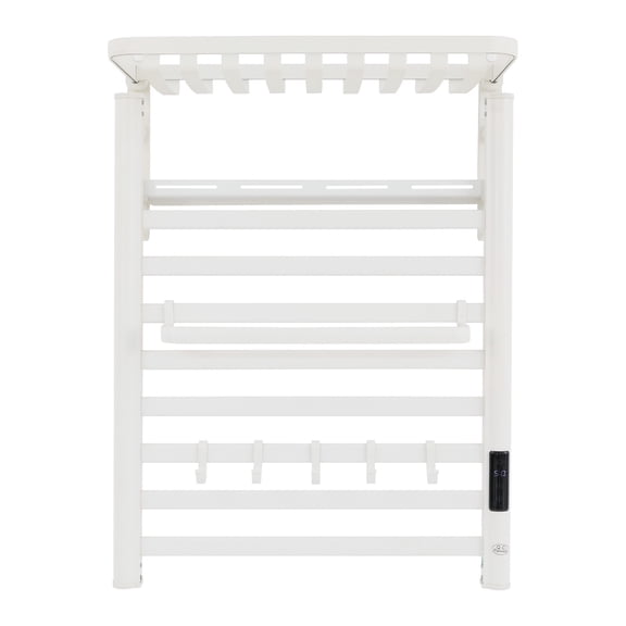 Heated Towel Rack, Towel Warmer Rack, Electric Towel Warmer Rack for Home Bathrooms, Checkrooms, Hotels, Spas, and More (19.68*9.84*28.34in)-White