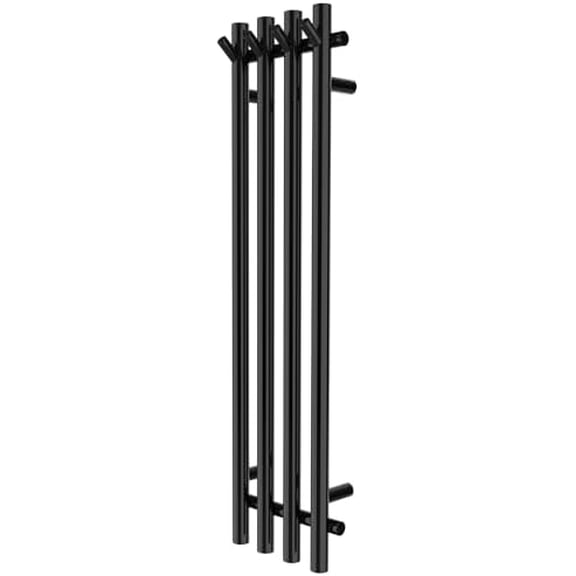 Heated Towel Rack, Towel Warmer with Timer, Wall Mounted hot Towel Warmer Rack for Bathroom, Hardwired or Plug-in Models Vertical Towel Heater Black$$Home Decor, Kitchen, & Other