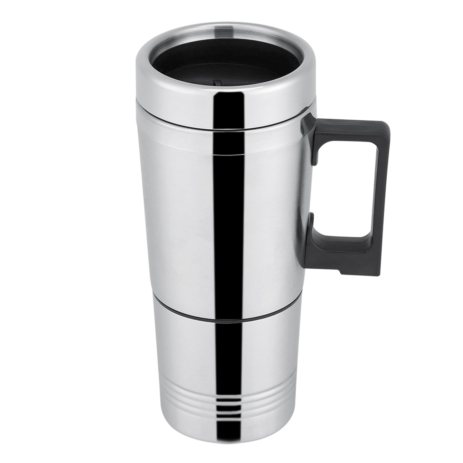  12V Car Heating Cup Car Heated Mug, 450ml Stainless Steel Travel  Electric Coffee Cup 14oz. Insulated Heated Thermos Mug : Home & Kitchen