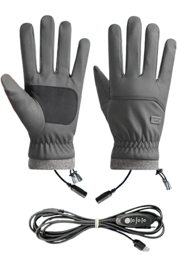 Heated USB Gloves,Winter Hand Warmers,Adjustable Temperature Gloves,Touchscreen Gloves,Outdoor Work Gloves,Cycling Gloves,Skiing Gloves,Thermal Gloves,Men Women Heated Gloves