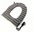 thumbnail image 1 of Heated USB Toilet Seat Cover with Thermostat, Washable Plush Heated Cushion for Home Use, 5 Temperature Settings & Timer, 1-Pack, 1 of 5
