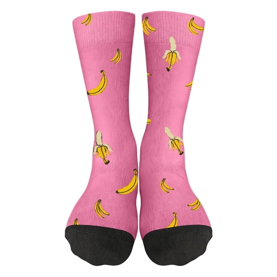 Heated Unisex Banana Socks – Cozy Warmth, Breathable Fabric, Stylish Patterns, Lightweight Comfort, Suitable for Men and Women