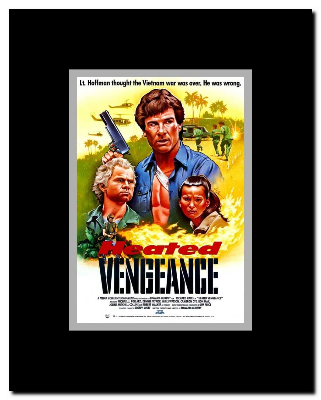 Heated Vengeance Framed Movie Poster