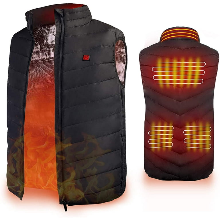 Heated Vest, Enjoyee Warming Heated Vest for Men Women Unisex