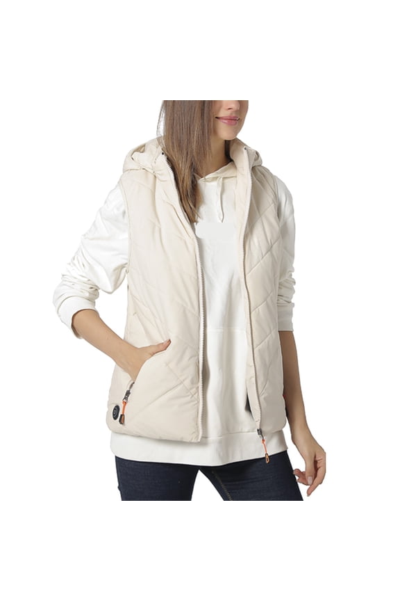 Heated Vest Womens Fast Warm Up Two Control 11 Heat Zones Smart Warming Hooded Sleeveless Zip Up Jacket Layer Heated Vest Regular Fit Hooded Vest Women