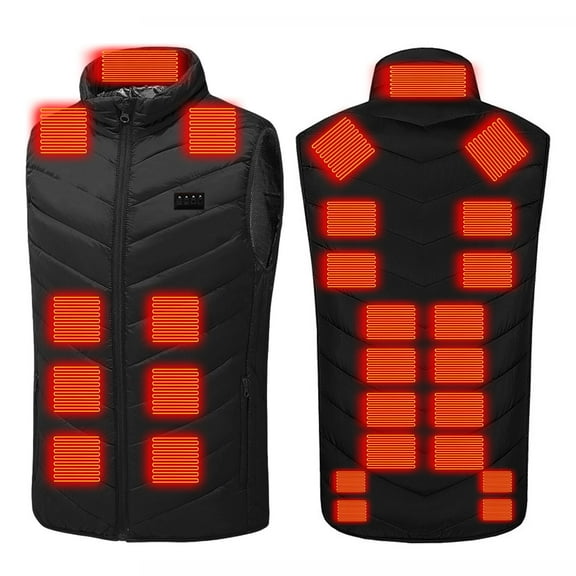 Heated Vest for Men and Women Sevevn Plus Size Heated Coat For Men And Women 27 Heating Heated Jacket Winter Heating Coat
