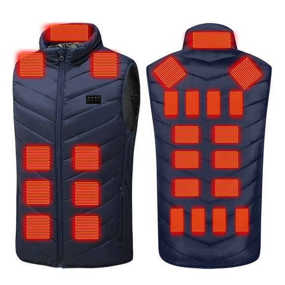 Heated Vest for Men and Women Sevevn Plus Size Heated Coat For Men And Women 28 Heating Heated Jacket Winter Heating Coat