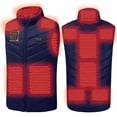 thumbnail image 1 of Heated Vest for Unisex Men Women Heated Gilet USB Charging Electric Heated Body Warmer with 3 Adjustable Temperature Navy L, 1 of 4
