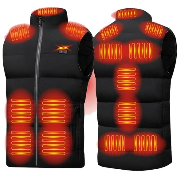 Heated Vest for Women Men, 15 Heating Zones Rechargeable Vest for Outdoor Hunting Camping Cycling Ski
