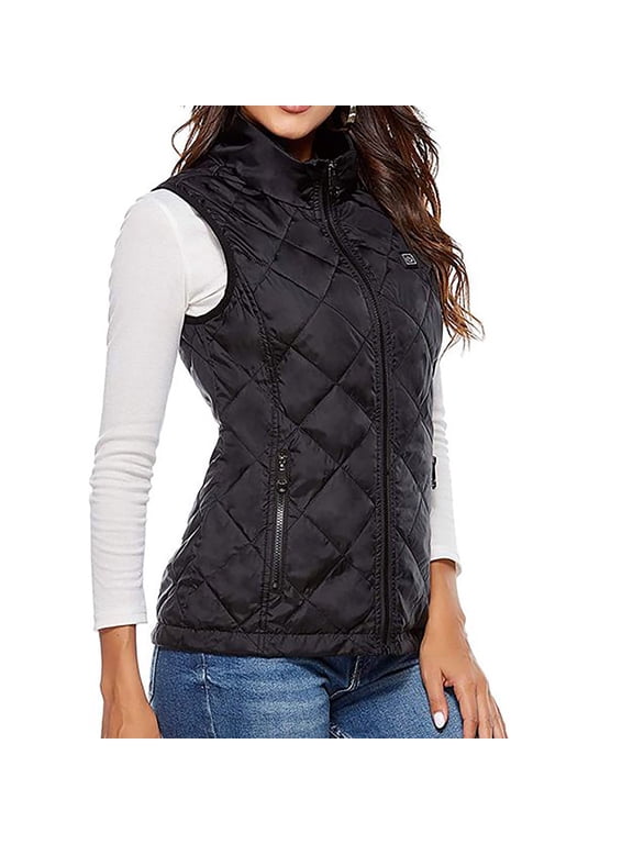 Heated Vests Women Heated Clothing Lightweight USB Electric Heated Jacket Intelligent Heating Vests USB Charging Heating Vests