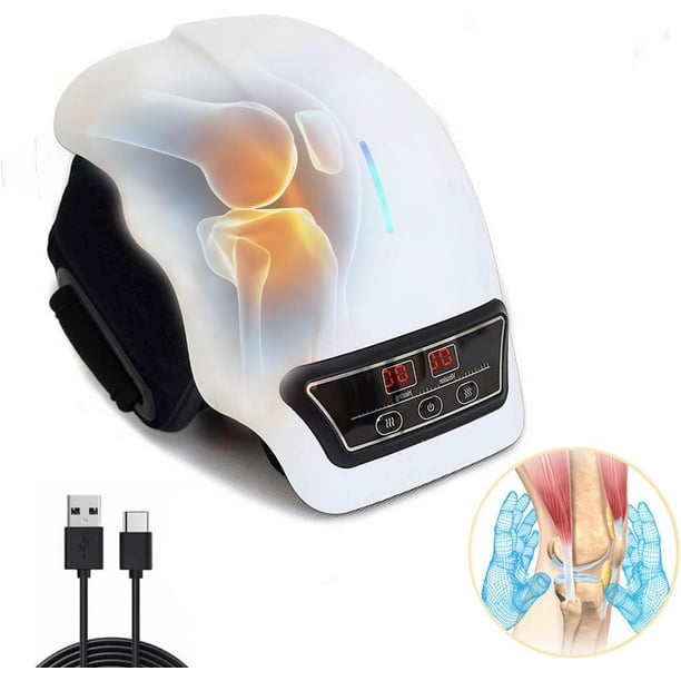 Heated Vibration Knee Massager with Infrared, Cordless Heated Knee
