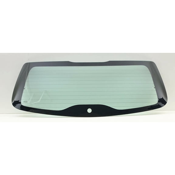 Heated W/Wiper Hole Style Back Window Back Glass Compatible with Ford Focus 2000-2007 4 Door Station Wagon Models
