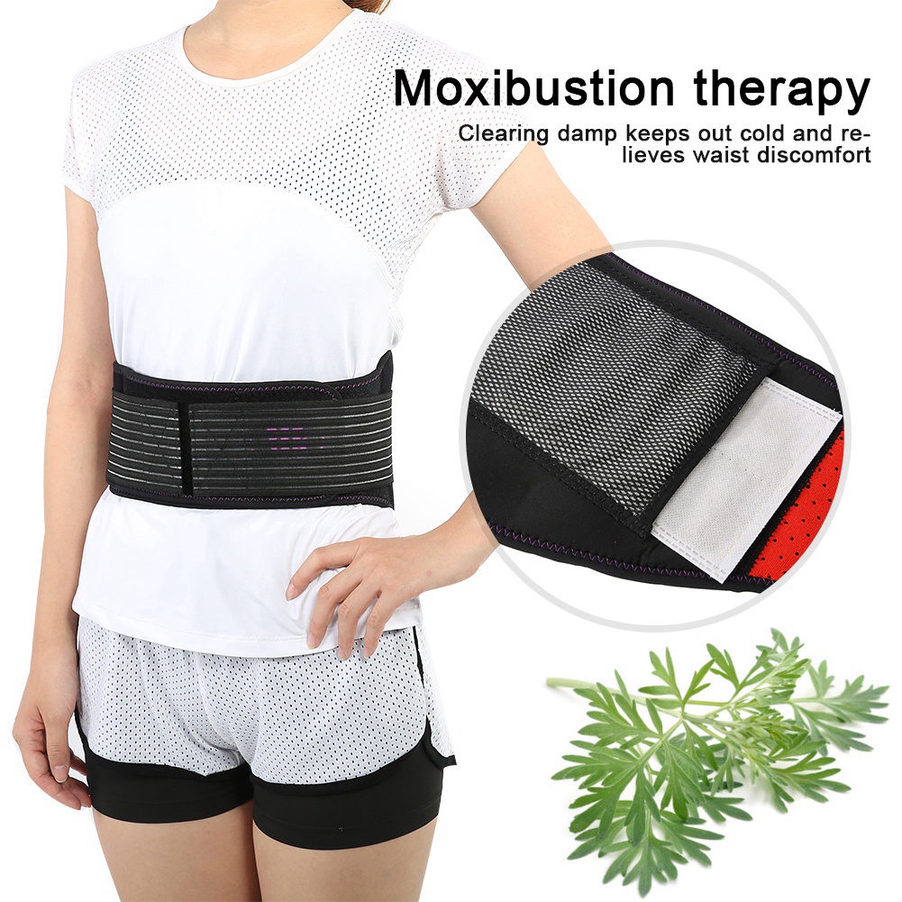 Heated Waist Belt, Electric Lumbar Back Support Belt Heating Abdomen
