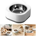 thumbnail image 1 of Heated Water Bowl,Heated Pet Bowl,Outdoor Heated Water Bowl for Cats Dogs Rabbits,Thermostatic Control Pet Heated Bowl for Winter,Automatic Warming Dish for Outside Use(Grey), 1 of 9