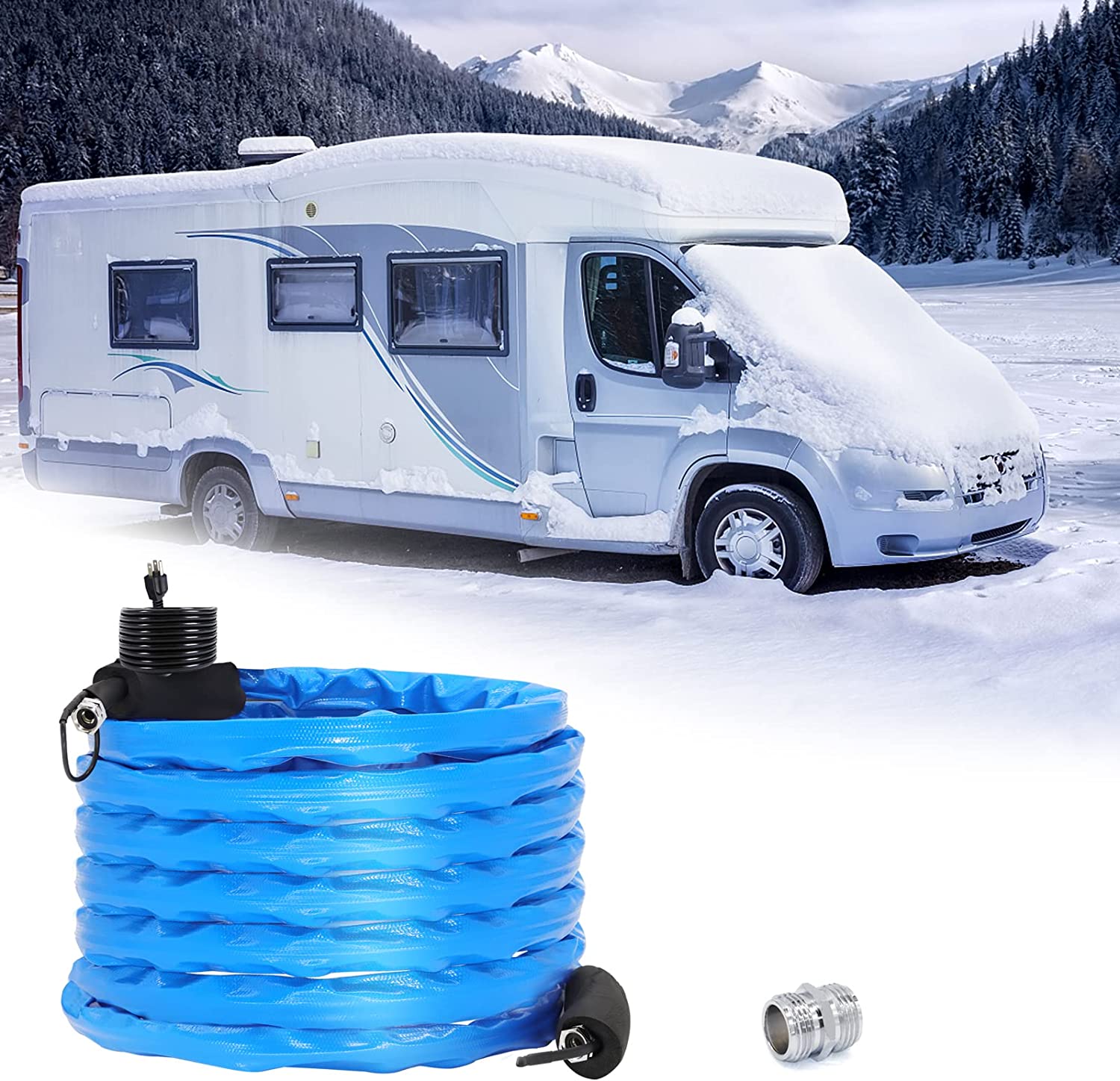 Heated Water Hose for RV, Heated Drinking Water Hose for RV/Trailer