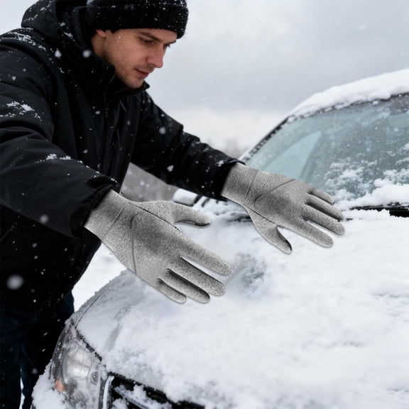 Heated Waterproof Gloves for Men and Women, Touchscreen Winter Mittens for Driving, Cycling, Hunting, and Hiking