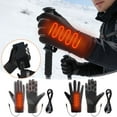 thumbnail image 1 of Heated Winter Gloves for Men Women | Waterproof Touchscreen USB Rechargeable Thermal Mittens | Windproof Polyester | Ergonomic Grip | Skiing, Cycling, , Hiking | Outdoor Warm Hand Protection, 1 of 8