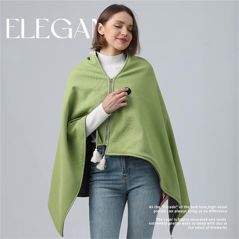 Heated Wrap Shawl Blanket Cordless USB Heated Blanket Outdoor Portable Electric Wrap Shaw, Heating Blankets