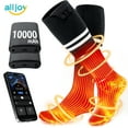 thumbnail image 1 of ALLJOY Heated Socks for Men Women 2*10000mAh Rechargeable Electric with APP Control Work up to 10 Hours Winter Warm feet and Outdoor for Hunting/Skiing/Cycling/Camping, 1 of 9