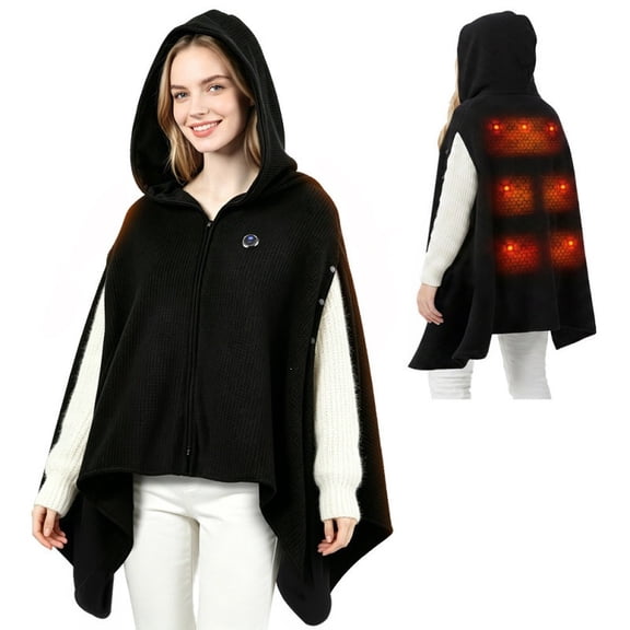 Heated shawl blanket, body warming blanket, USB plug-in, three level heating blanket, cover blanket, washable nap shawl blanket
