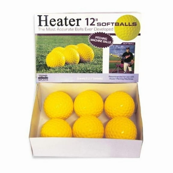 Heater 12 in. Pitching Machine Softballs, Dozen