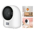 thumbnail image 1 of Heater 400W Convection Heating Fast Silent Electric Heating Fan for Bedroom Table Living room and home Bathroom White, 1 of 8