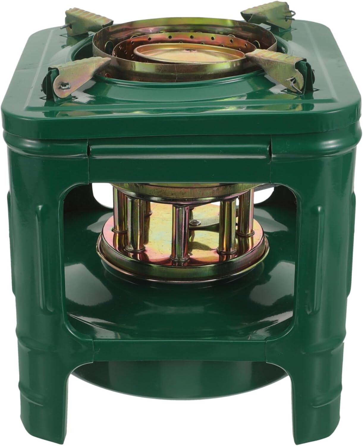 Heater 8 Wicks Round Camping Picnic Burner Furnace Efficient Portable Camping Stove Backpacking Oil Stoves Cooker Cookware Handy Outdoor Portable for Backpacking Hiking