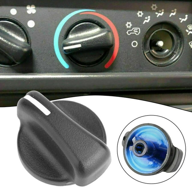 Heater A/C Blower Fan Speed Control Knobs Black for jeep Wrangler TJ 99