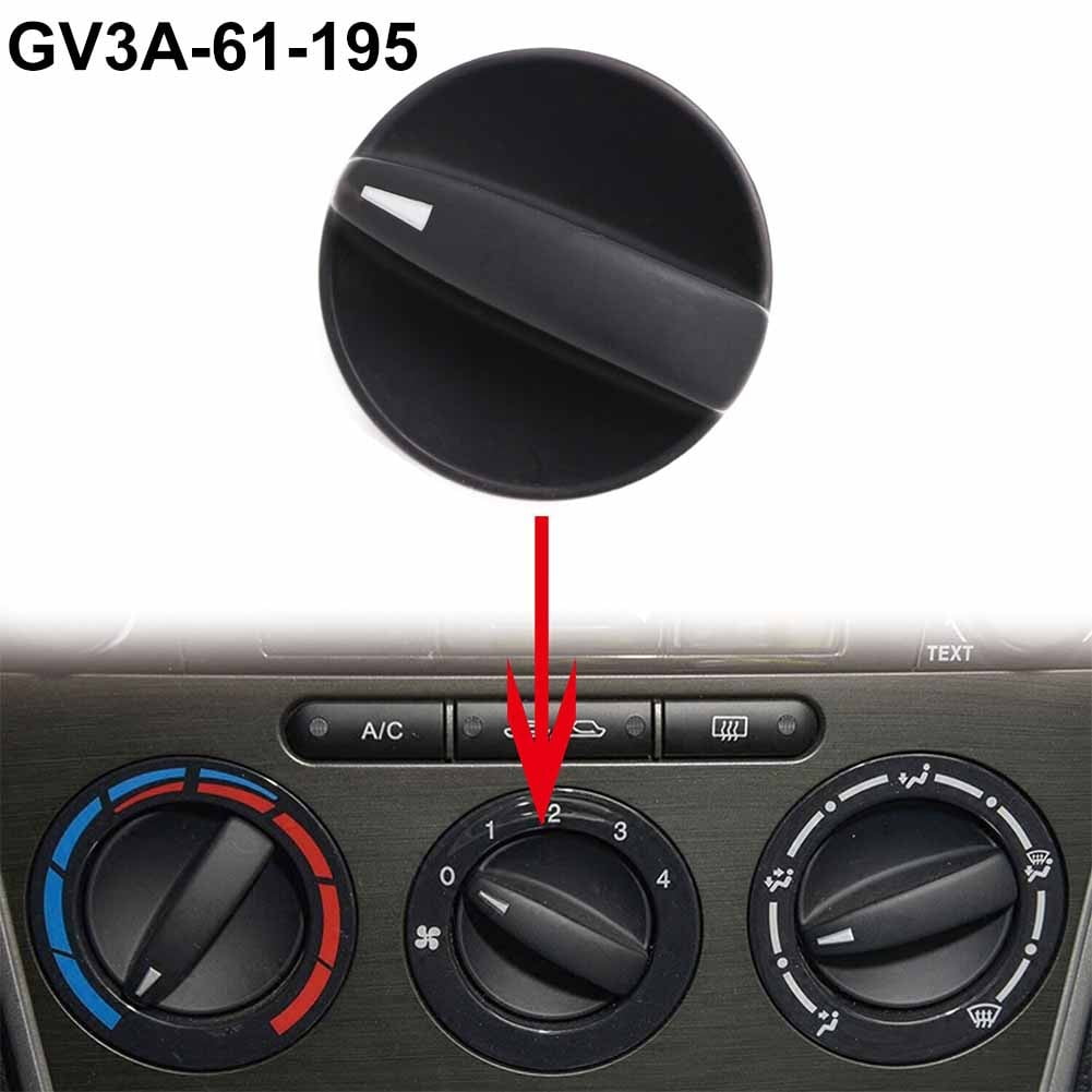 Heater & A/C Fan Speed Knob Fit for Mazda6 20062008 Gv3A61195