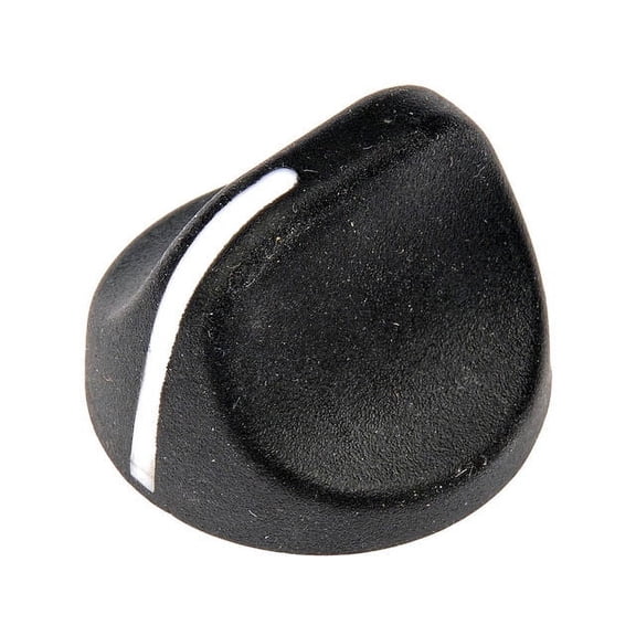 Heater Control Knob - Matte Black - Illuminated - Compatible with 1994 - 1996 Chevy Impala (with Manual AC Controls) 1995