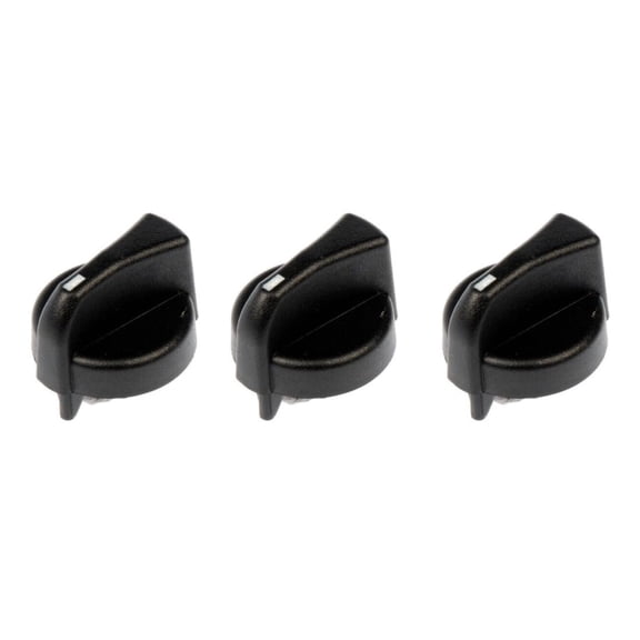 Heater Control Knobs Set of 3 - HVAC System Components