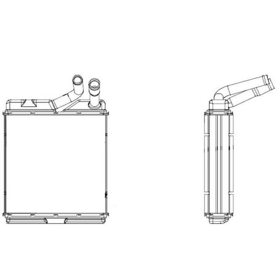 Heater Core - Compatible with 1975 - 1986 Chevy C10 1976 1977 1978 1979 1980 1981 1982 1983 1984 1985