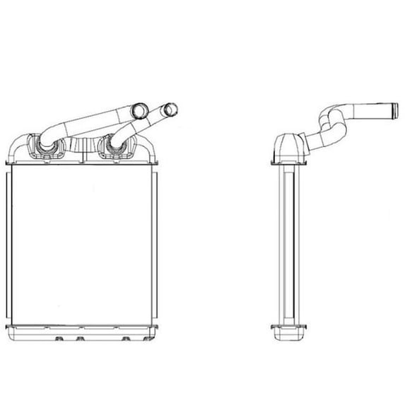 Heater Core - Compatible with 1998 - 2001 GMC Jimmy Sport Utility 4.3L V6 1999 2000