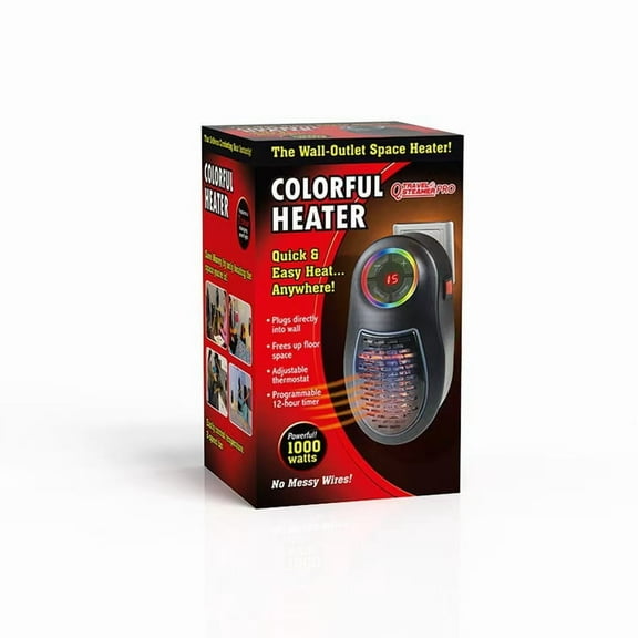 Heater Deluxe with Remote | Heater | Compact Design | Quick and Easy Heat | Digital Display | Great for Travel | On/Off with Timer