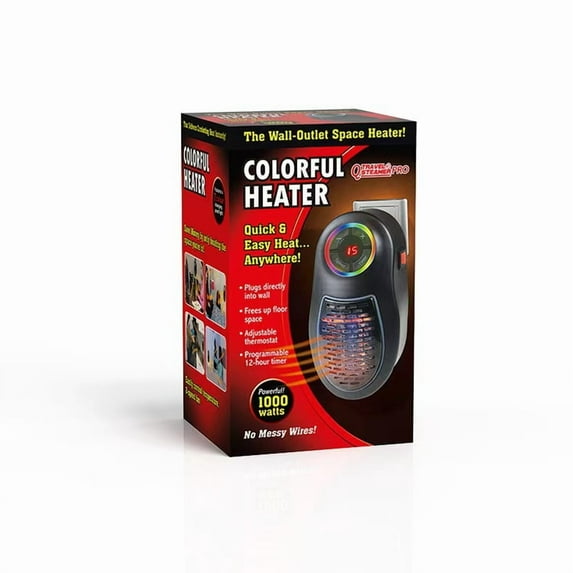 Heater Deluxe with Remote | Heater | Compact Design | Quick and Easy Heat | Digital Display | Great for Travel | On/Off with Timer