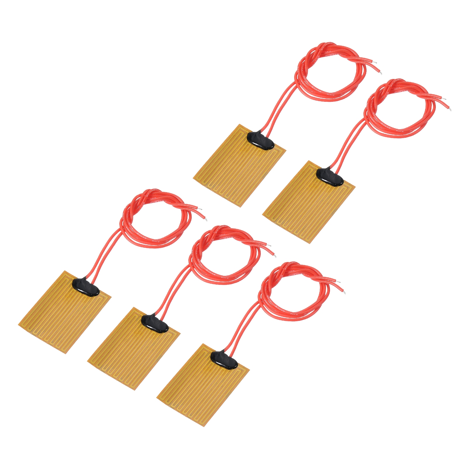 Heater Film Heating Plate, 5V 1W Polyimide Heat Pad, Adhesive PI Heater