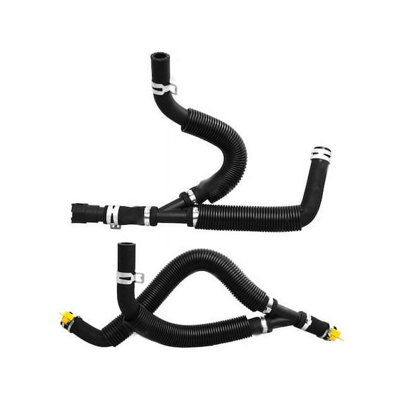 Heater Hose Set - Compatible with 2009 - 2010 Volkswagen Routan