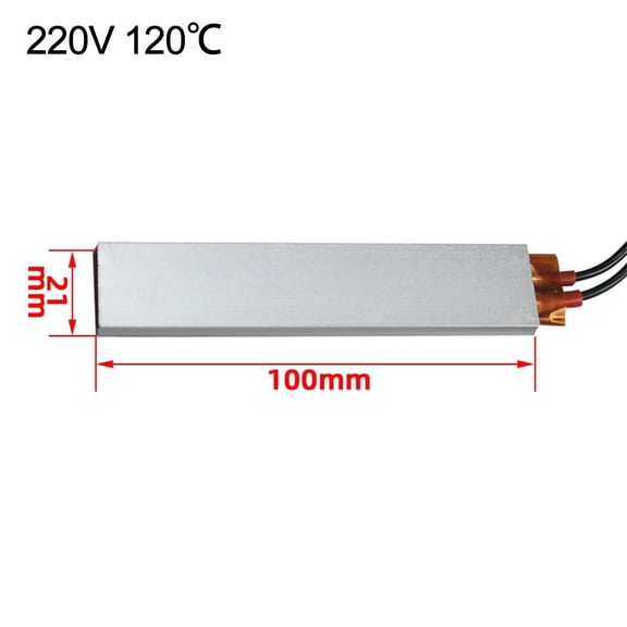 Heater Plate with PTC Technology at 220V Size 100x21x5mm Efficient Heat