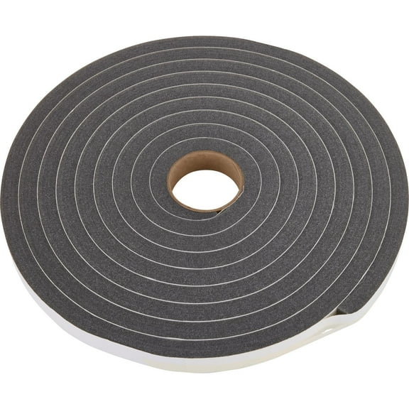 Speedway Motors Heater Sealing Foam Roll Self Adhesive for Automotive Ducting and Weather Strip Applications Eliminates Air Leaks, 25 Foot Roll, 3/4 x 1-1/4 Inch