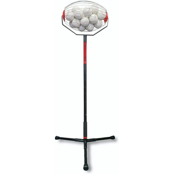 Heater Sports Ball Vacuum Durable Baseball and Softball Retriever with Rolling Basket, Doubles as Ball Container for Easy Access During Training | Quick Ball Collection, Eliminates Bending Over