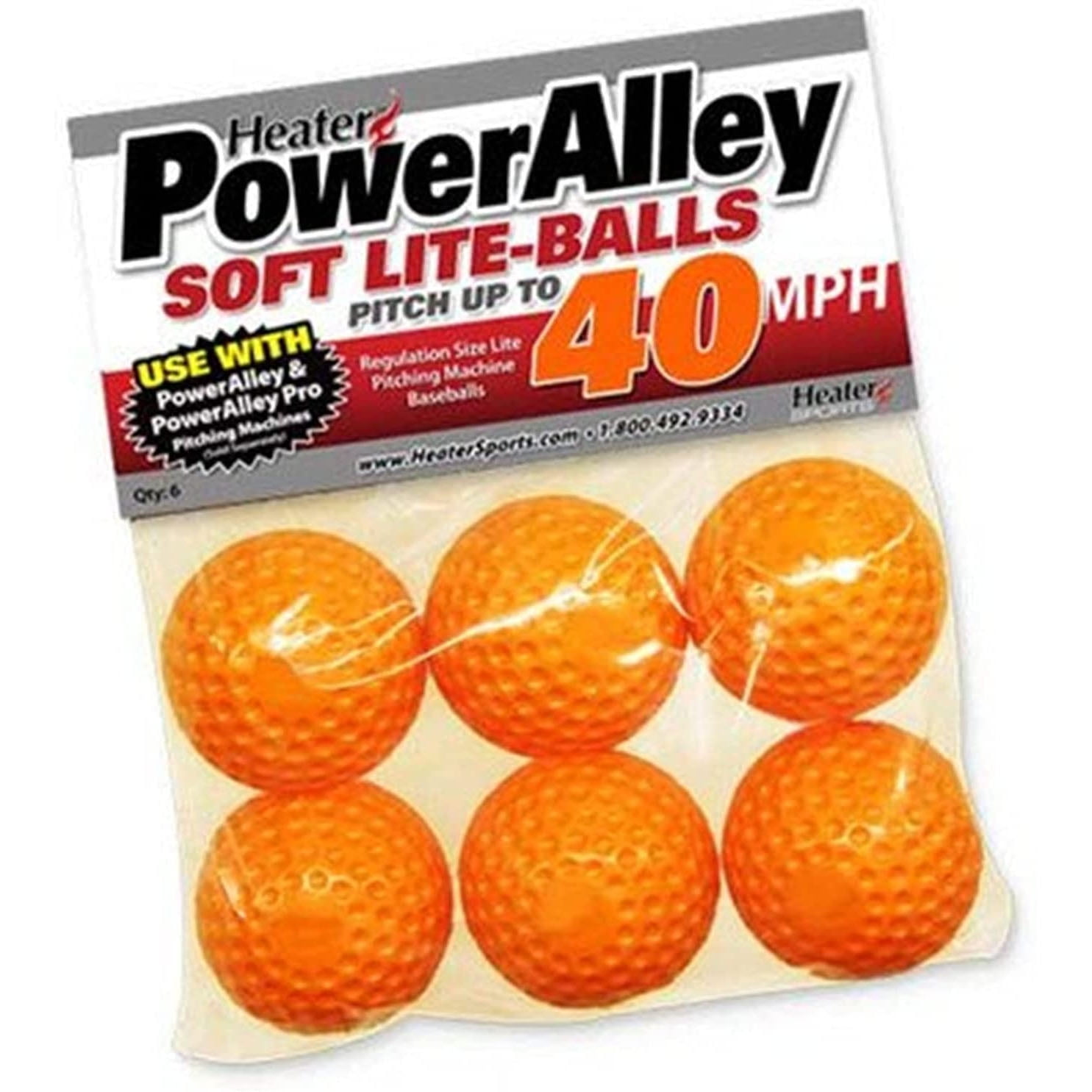 Heater Sports PowerAlley Lite Baseballs